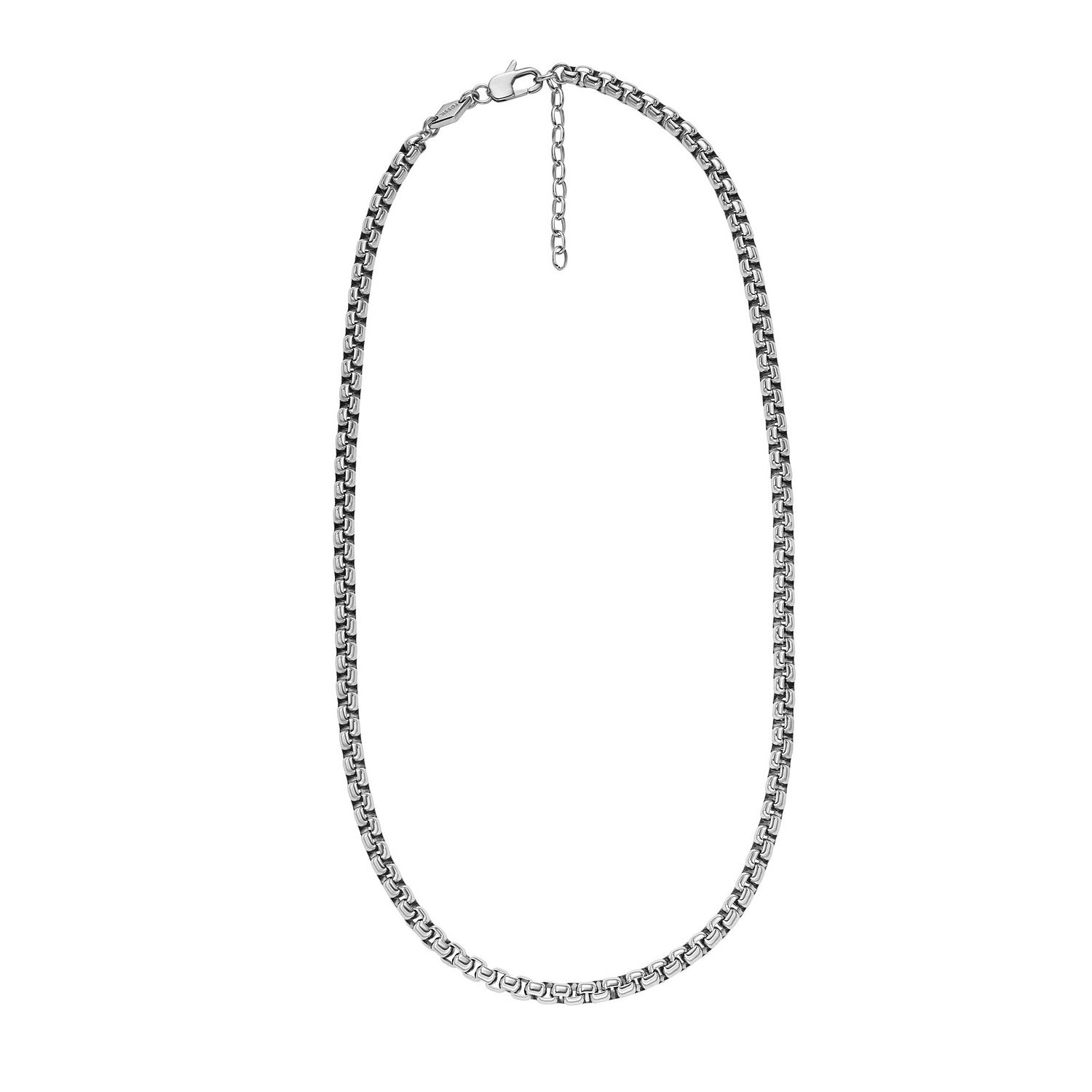 Erbskette Edelstahl Fossil ohne Anhaenger JF04576040