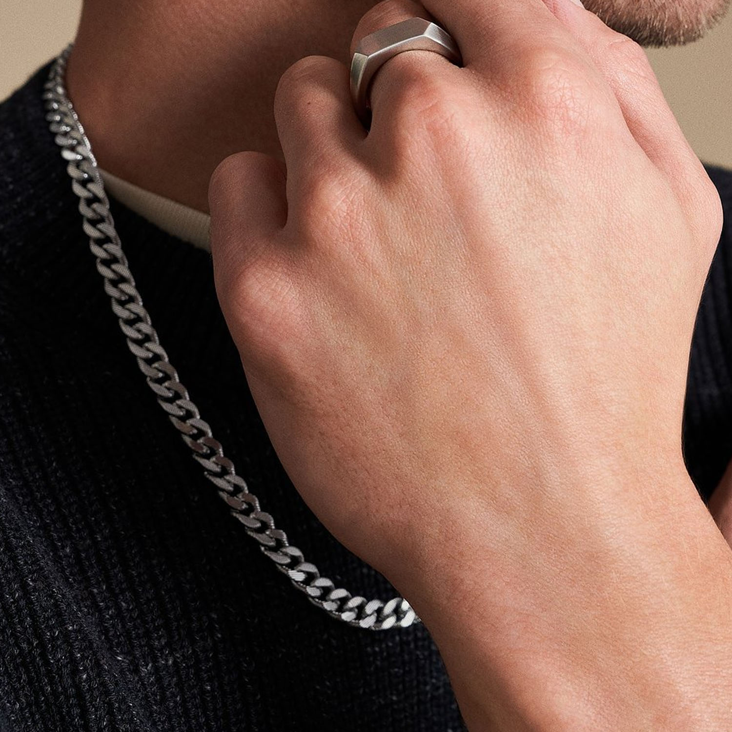 Fossil Herren Halskette Halskette Silber Fossil Fossil JF04564040