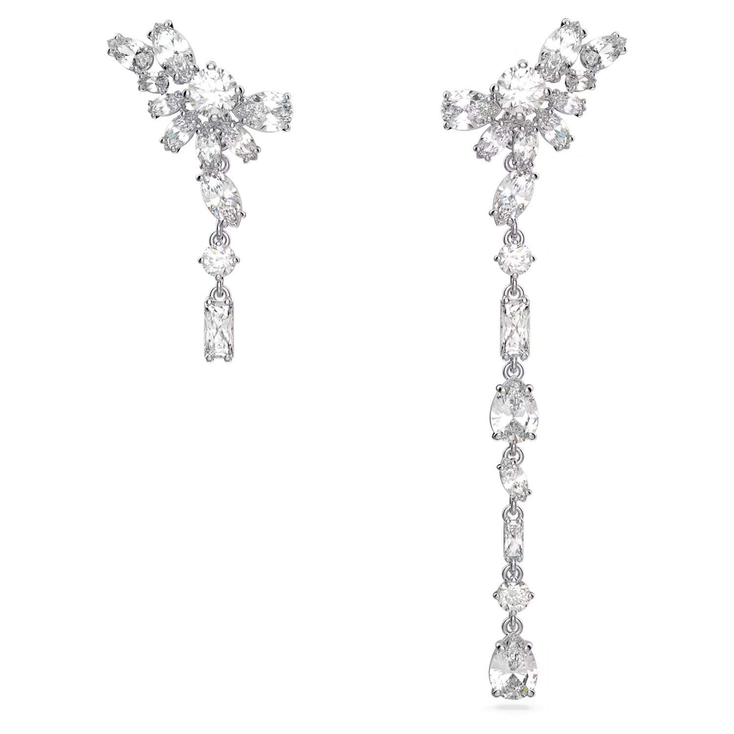 Gema Flower Swarovski Ohrringe Set Weiss 5644680