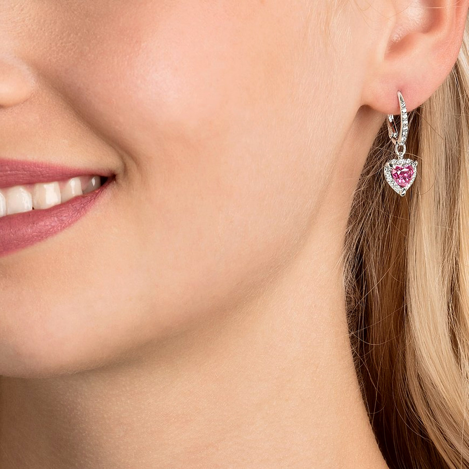 Romantische Swarovski Herz Ohrringe 5456979c