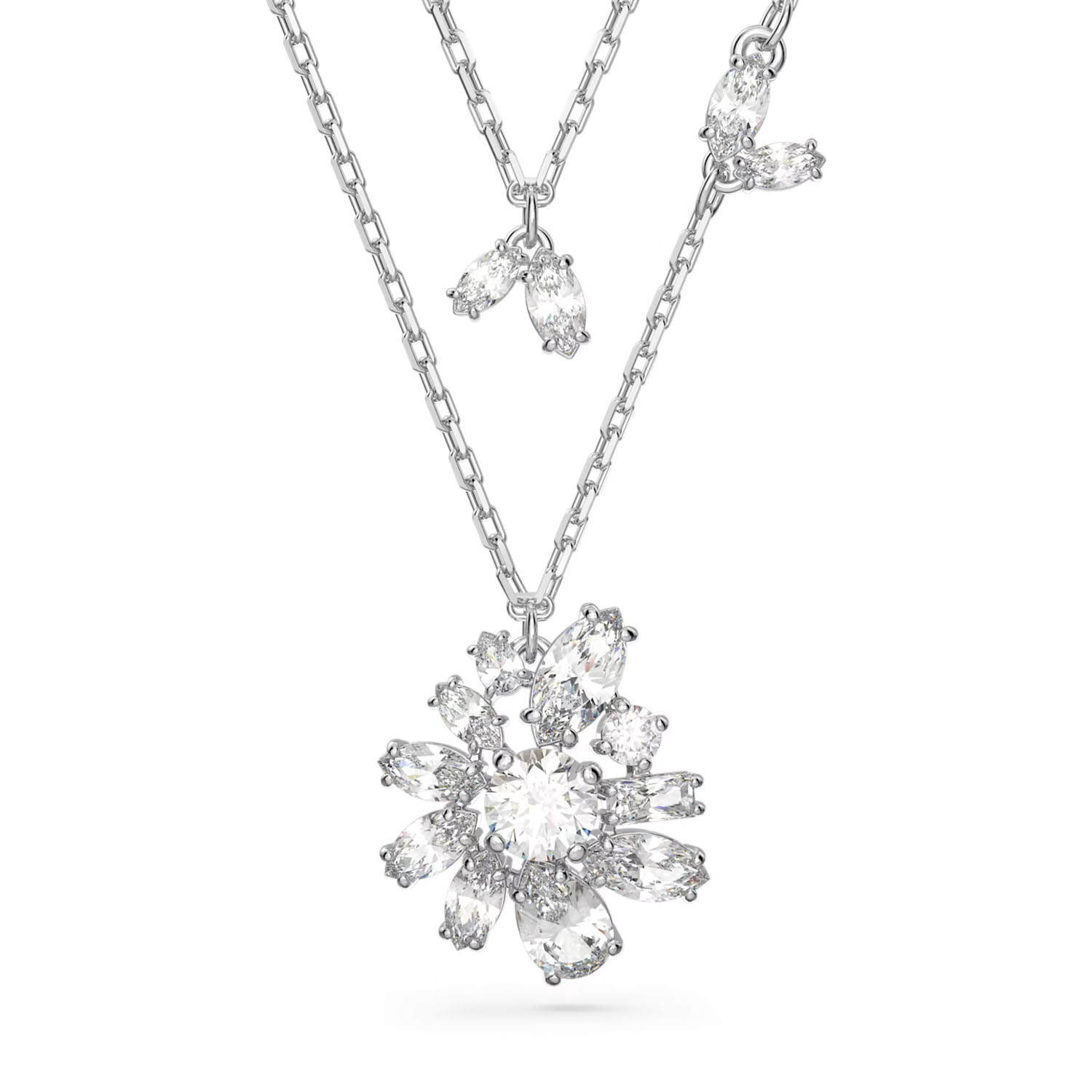 Swarovski Gema Halskette mit Bluete im Lagenlook 5644658