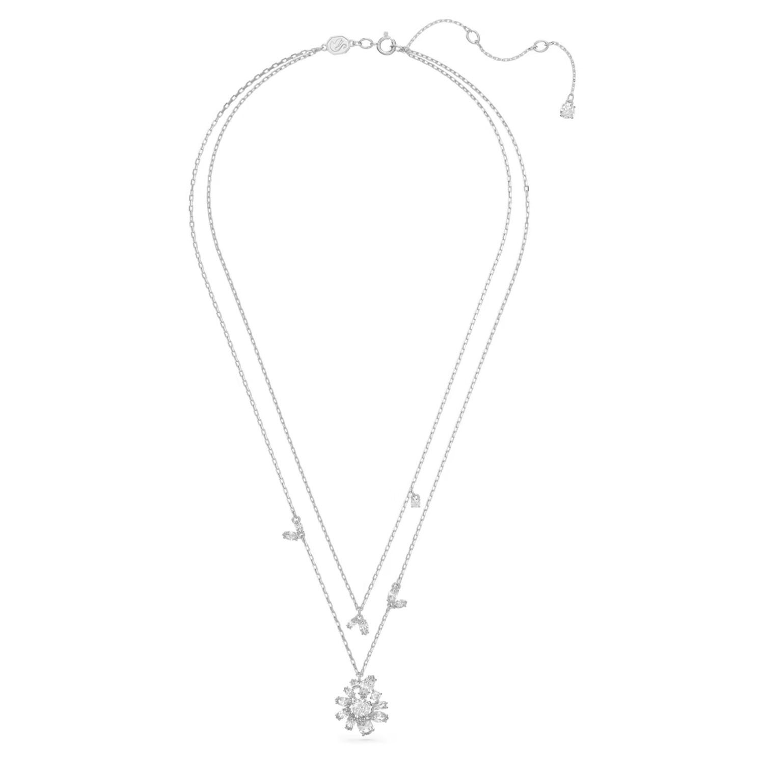 Swarovski Gema Halskette mit Bluete im Lagenlook 5644658a