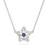 Swarovski Kette mit Stern und blauem Zirkon 5639186