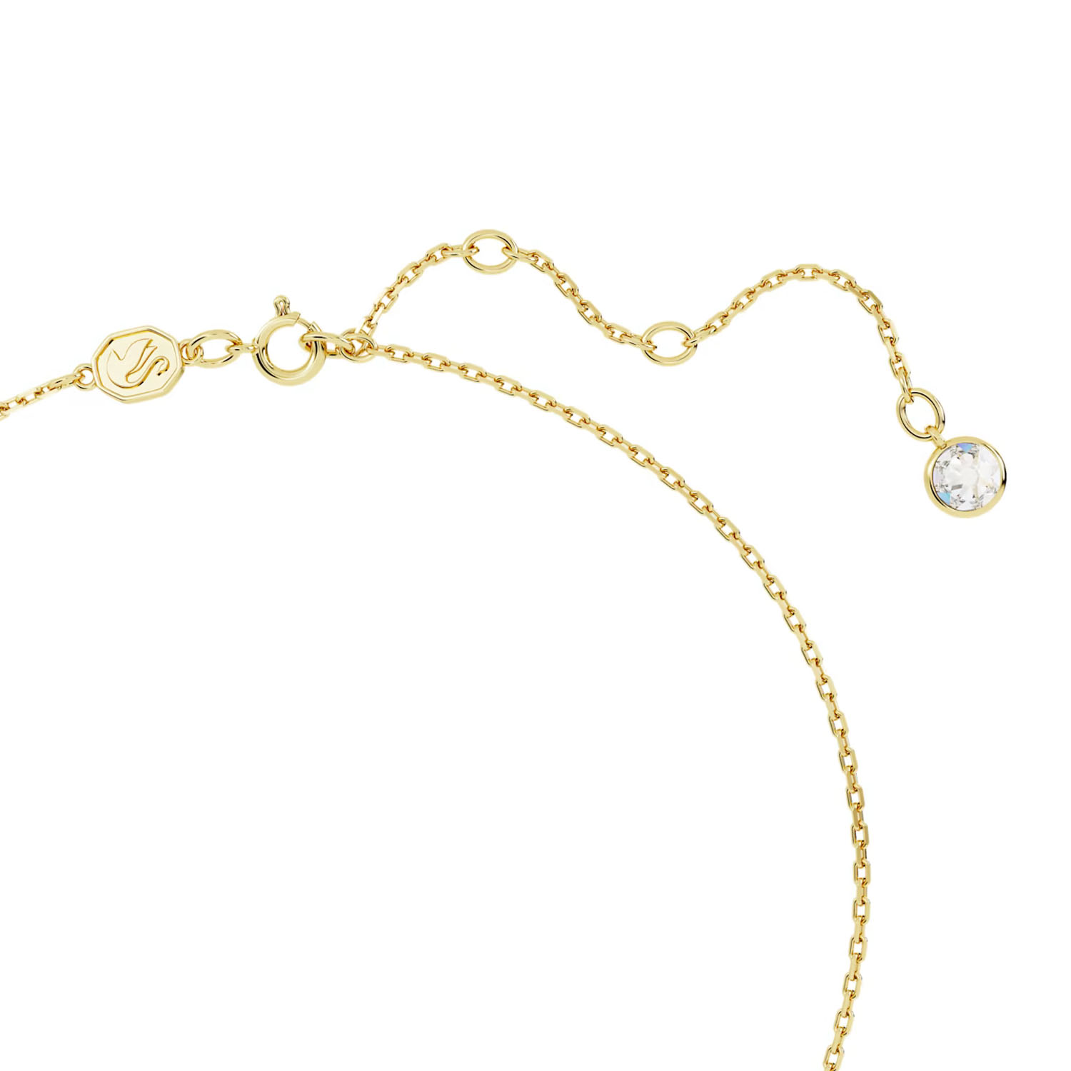 Vergoldete Swarovski Herz Halskette 5648750b