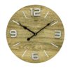 Holz Wanduhr AMS in 3D Optik Quarz 40cm 9701