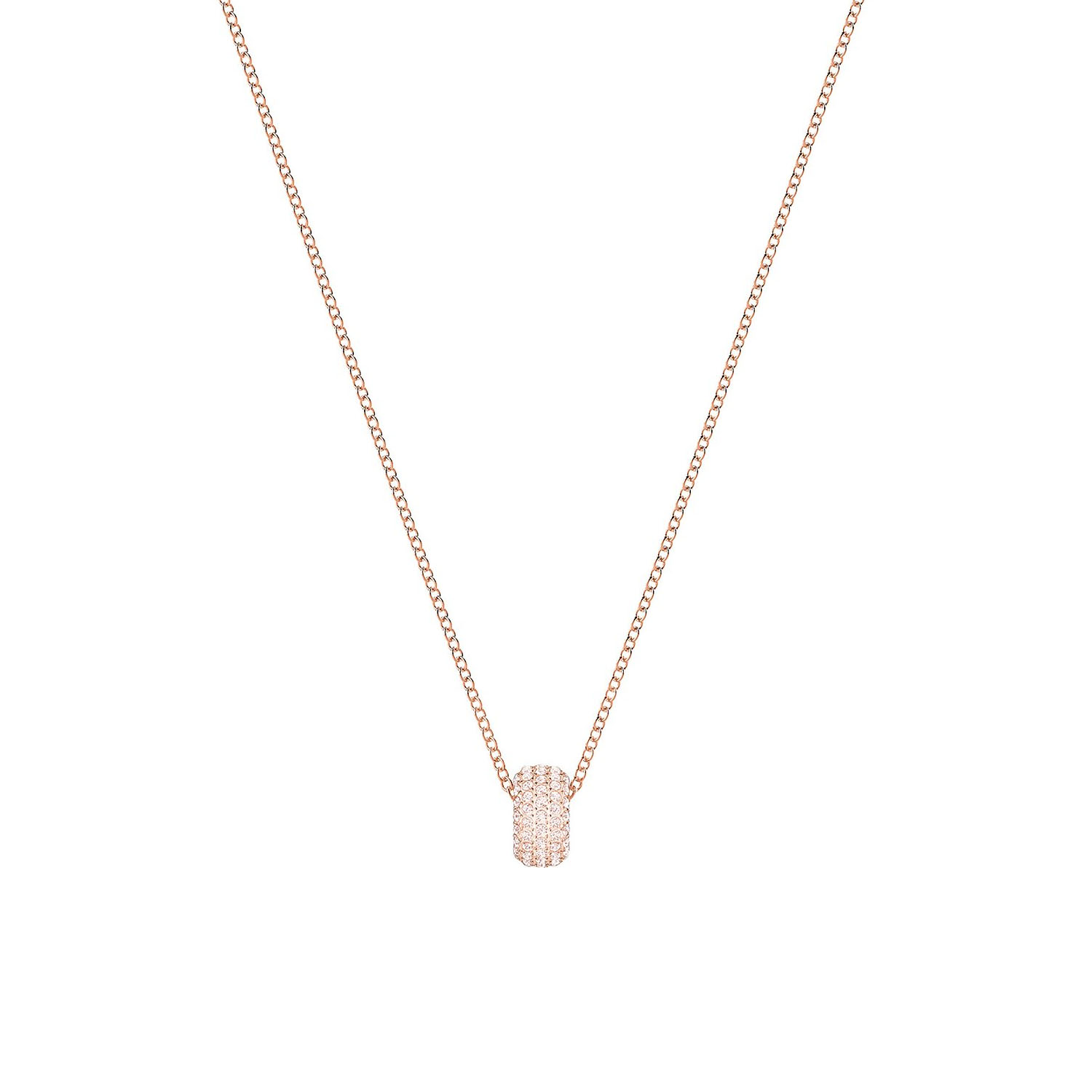 Swarovski Anhaenger Rund mit Kristallpave Steinen 5383957a