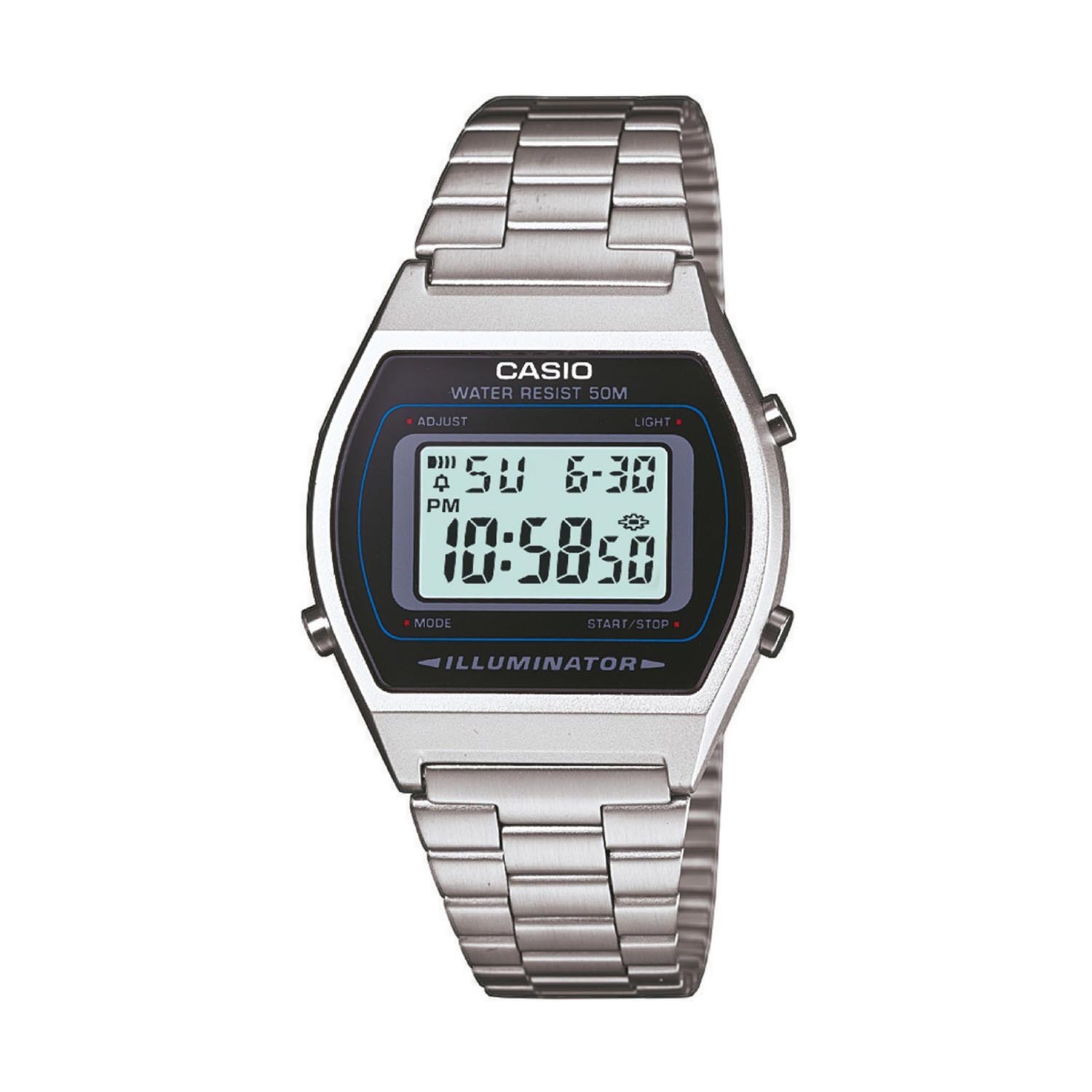 Casio Edgy Vintage Digitaluhr 5 Bar Wasserdicht B640WD 1AVEF