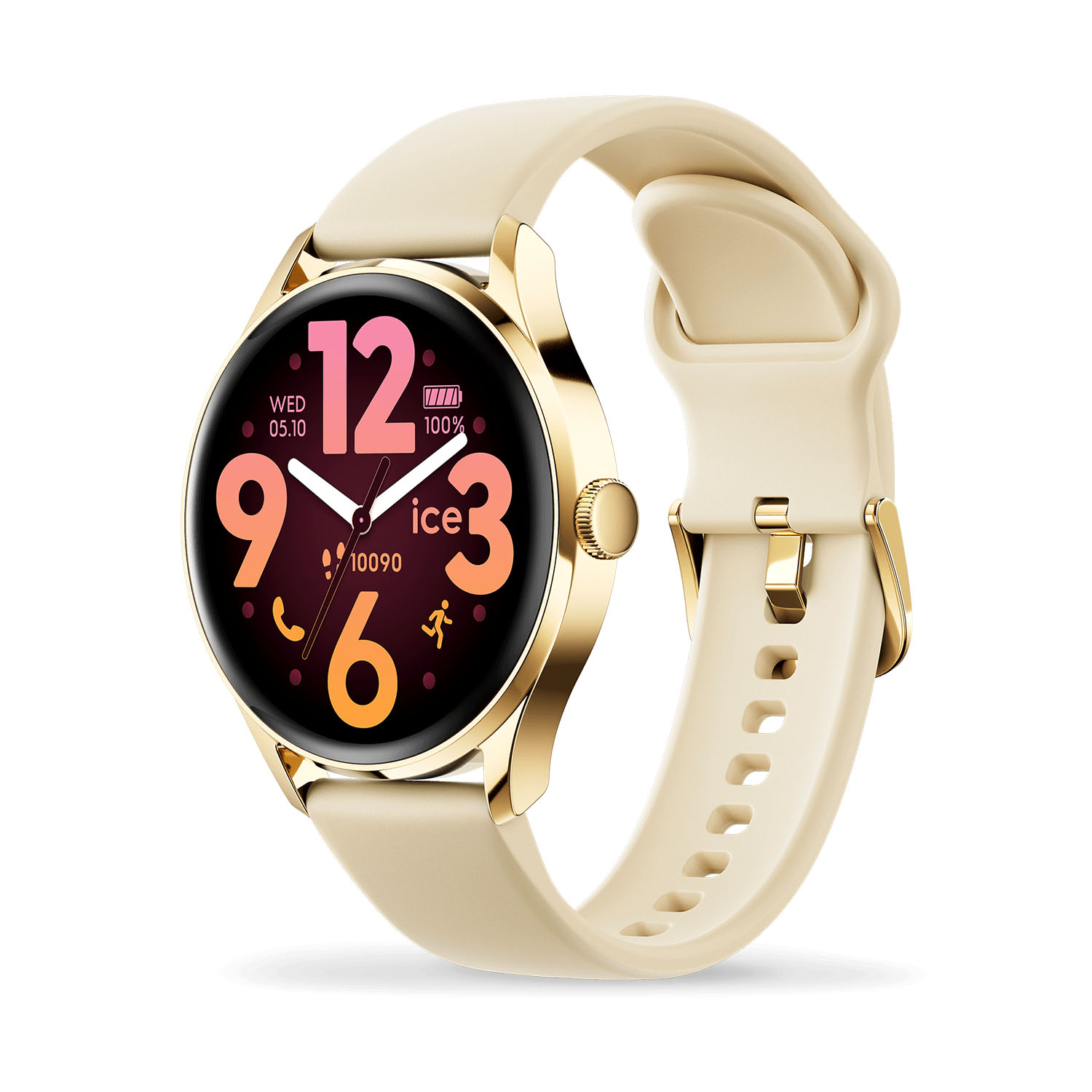 GPS Ice Watch Smart mit Touchdisplay Gold Beige 025115 1 1