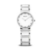 Minimalistische Bering Damenuhr Ceramic Weiss 29MM 10729 754