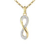 Funkelnder Infinity Anhaenger Gold mit Zirkoniasteinen 53 2495 1