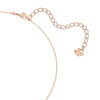 Swarovski Gluecksklee Kette rosegold mit weissem Kristall 5642928b