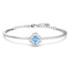 Swarovski Una Gluecksklee Armband mit Blauem Kristall 5642922