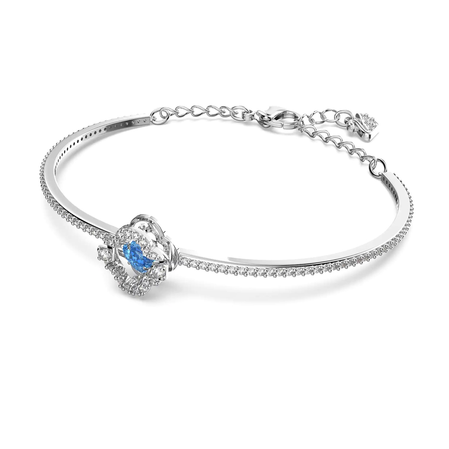 Swarovski Una Gluecksklee Armband mit Blauem Kristall 5642922a