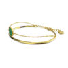 Vergoldeter Swarovski Sublima Armreif Ginger Gruen5642949c