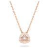 Zarte Millenia Swarovski Kette rosegold im Trillant Schliff 5640292