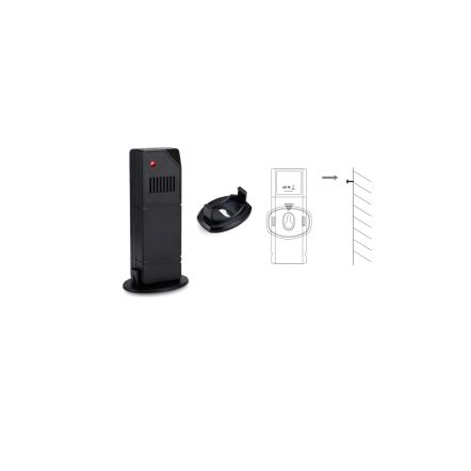 Digitaluhr mit Temperaturanzeige fuer Innen und Aussen 9894 01b