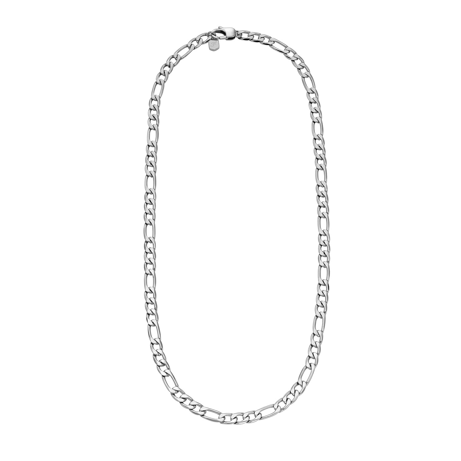 Ellis Core Fossil Halskette aus Edelstahl Figaro Muster JF04721040b