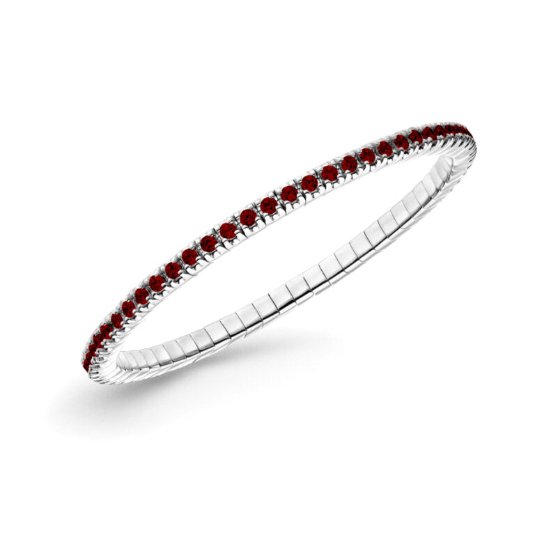 Flexibles Armband von Luis & Freya Silber Rohdiniert
