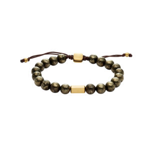 Fossil Beads Armband Galaxy Grau im Vintage Look