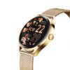 Runde Damen Ice Watch Smart Goldfarben mit Milanaiseband 024655 2