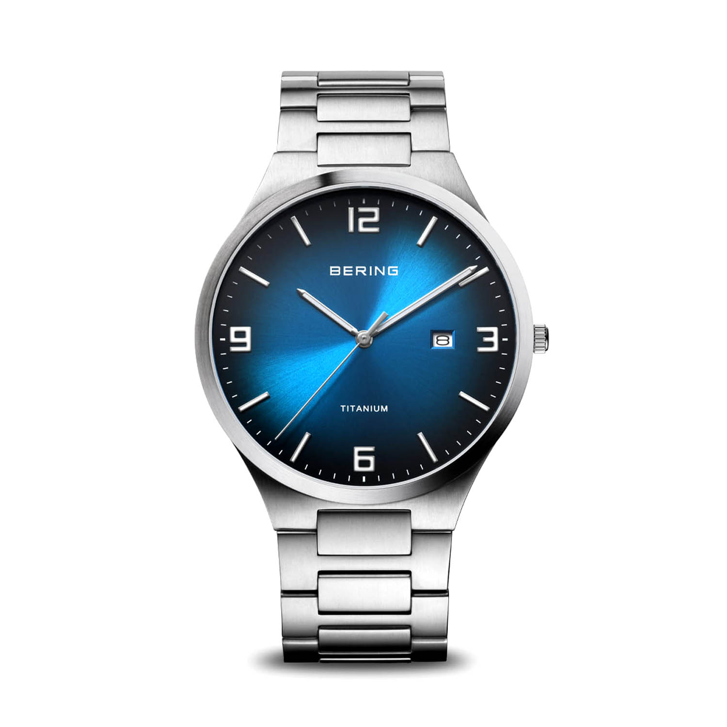 Ultraleichte Titan Herrenuhr Saphirglas Bering 15240 777