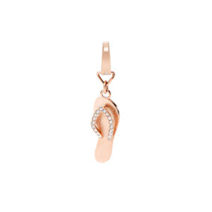Fossil Charm Anhänger Flip-Flop Roségold