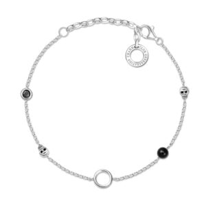 Feines Thomas Sabo Totenkopf Armband für Charms