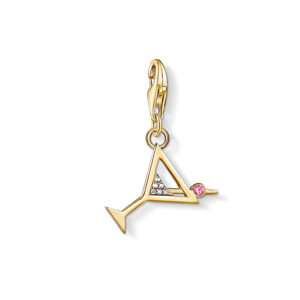 Thomas Sabo Charm Cocktail Anhänger Vergoldet