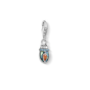Thomas Sabo Silber Charm Käfer mit Abalone Perlmutt