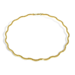 Vergoldetes Boccia Titan Collier für Damen 45cm