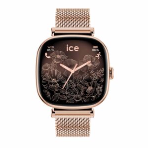 Eckige Damen Ice Watch Smart SQ2 in Roségold 1.7 Zoll
