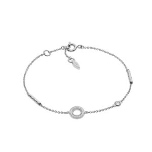 Stardust Fossil Sterling Silber Armband Damen