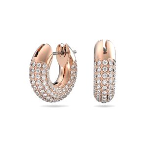 Funkelnde Swarovski Dextera Kreolen Roségold