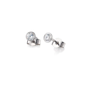 Breuning Platin Ohrstecker mit Diamanten 0,50ct
