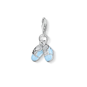 Blaue Babyschuhe als Charm von Thomas Sabo