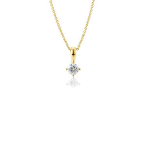 Breuning Solitär Brillant Anhänger Gelbgold mit 0,20ct
