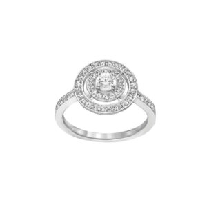 Swarovski Ring Attract Light mit doppelten Kranz