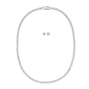 Swarovski Tennis Set Deluxe im Rundschliff Weiss