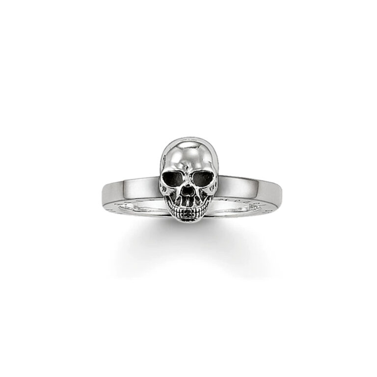 Thomas Sabo Totenkopf Ring für Damen Silber