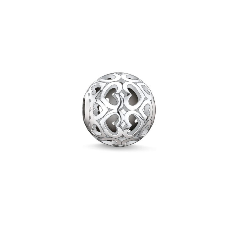 Thomas Sabo Karma Bead Herz Anhänger Silber