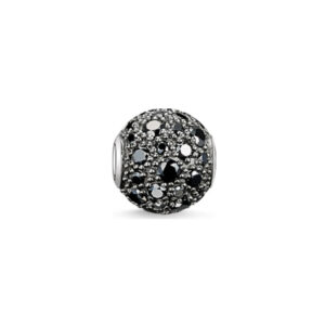 Thomas Sabo Beads Crushed Pavé Black aus Silber