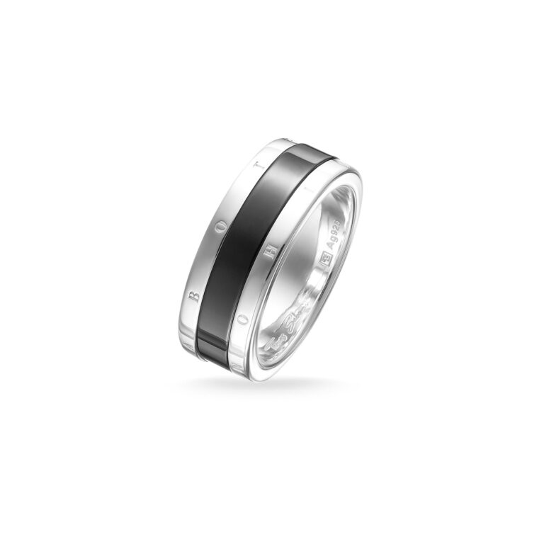 Markanter Unisex Thomas Sabo Bandring Silber