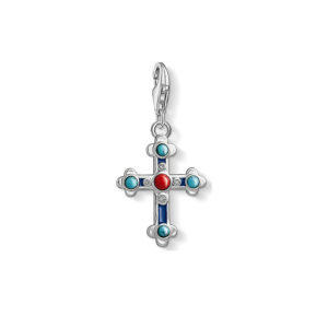 Thomas Sabo Charm Kreuz im Ethno Style