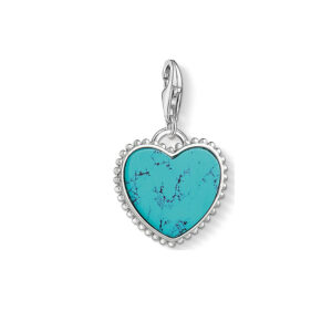Türkis Herz als Charm Anhänger von Thomas Sabo