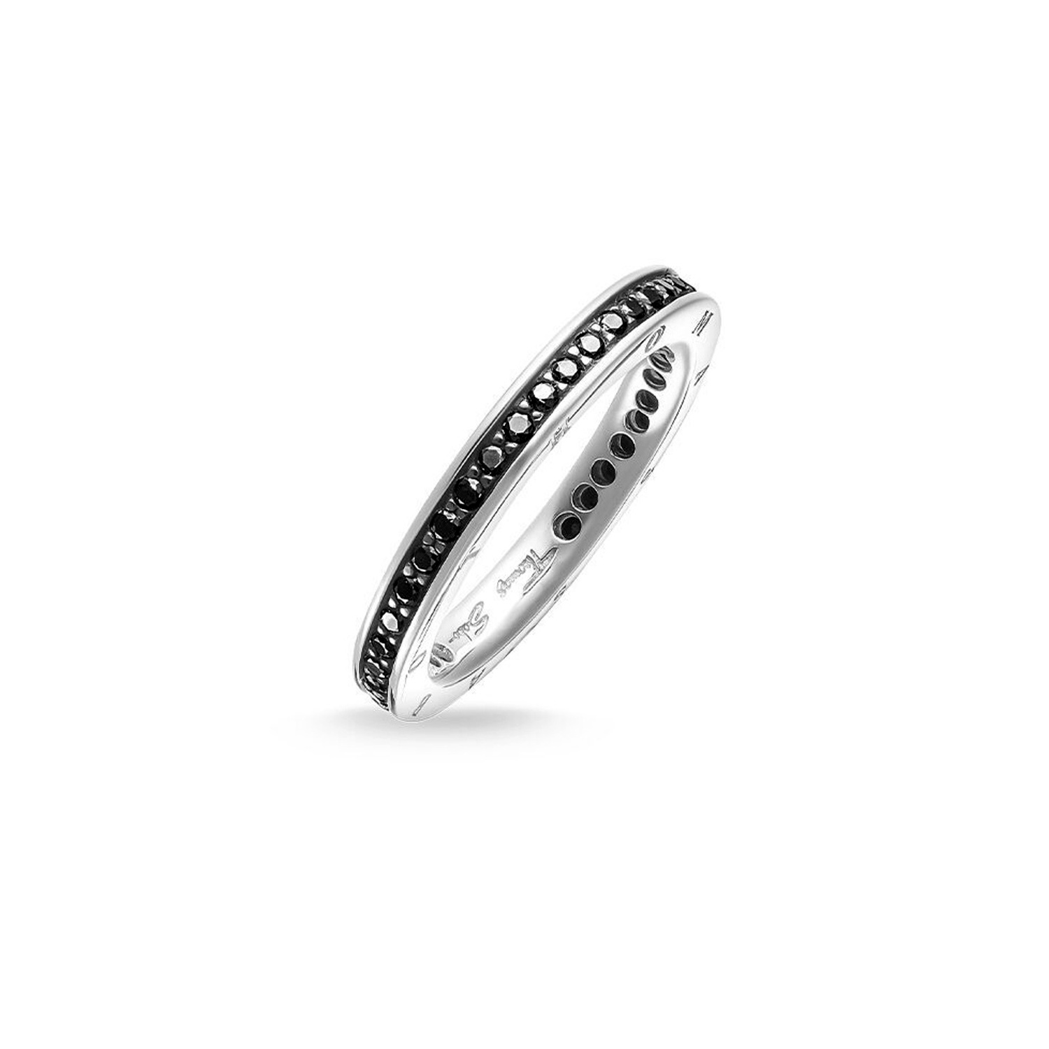 Silber Classic Thomas Sabo Eternity Ring schwarz – Bild 1