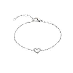 Zartes Boccia Titan Herz Armband extrem leicht