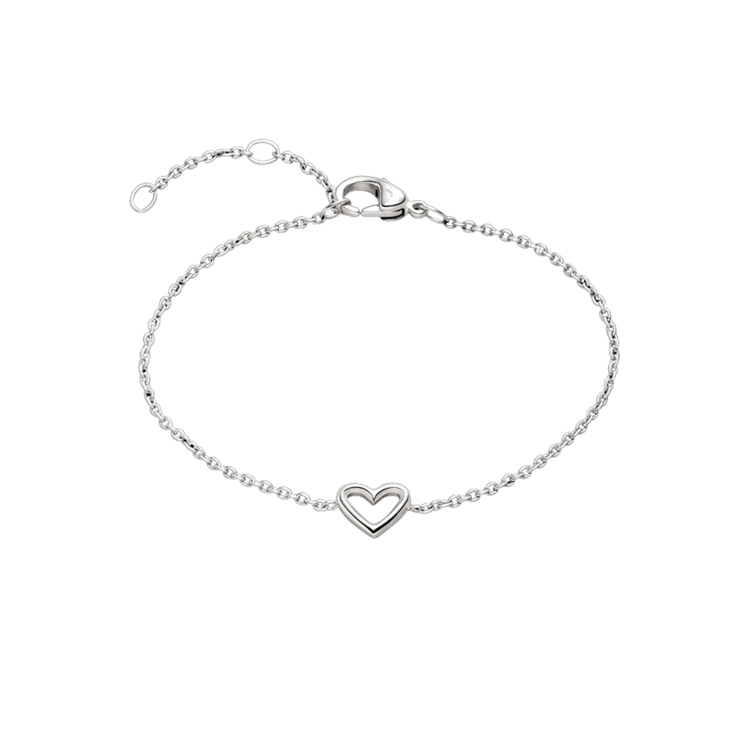 Zartes Boccia Titan Herz Armband extrem leicht – Bild 1