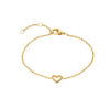 Zartes Boccia Titan Herz Armband extrem leicht - Thumbnail Image 2