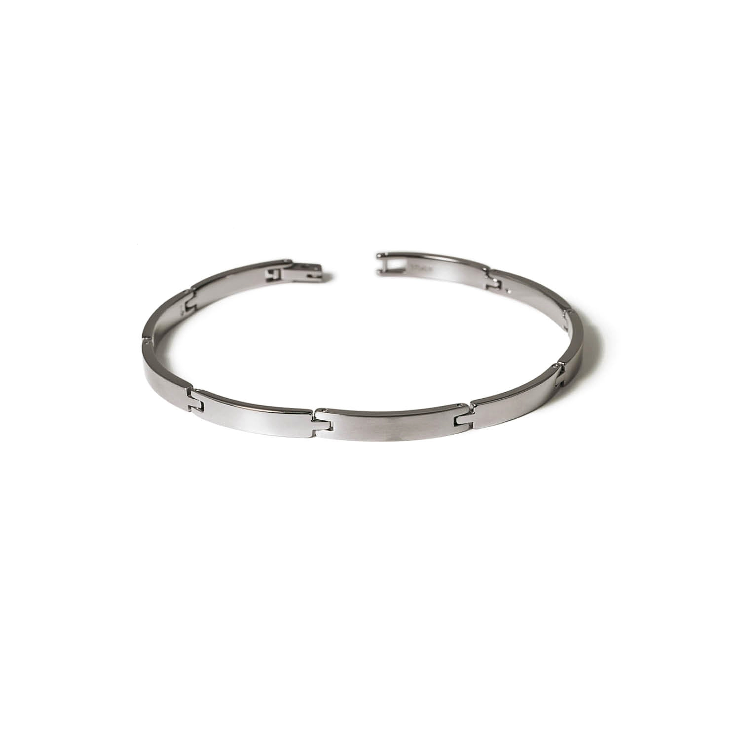 Satin mattiertes Boccia Titan Armband Damen – Bild 1