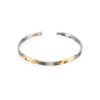 Zeitloses Boccia Armband Titan Bicolor poliert - Thumbnail Image 1